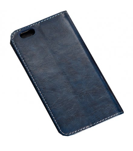 PA226 - Apple Iphone 6/6S Leather Blue  Wallet Flip Case